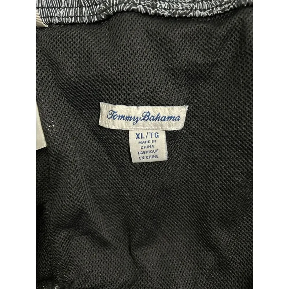 Tommy Bahama Black Swim Trunks with Drawstring XL
